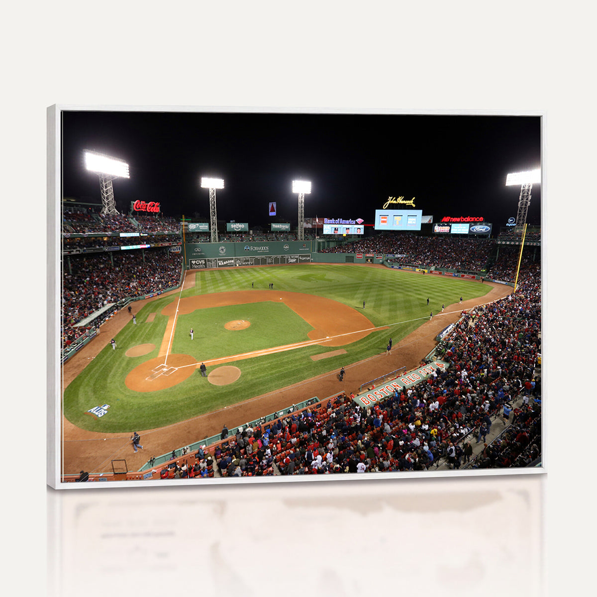86945D-MGV-CV-36X24 - Fenway Park Boston Red Sox Baseball Stadium Wall Art Canvas Print for Gift Baseball Lover MLB Wall Art College Dorm Wall Decor Baseball Gift