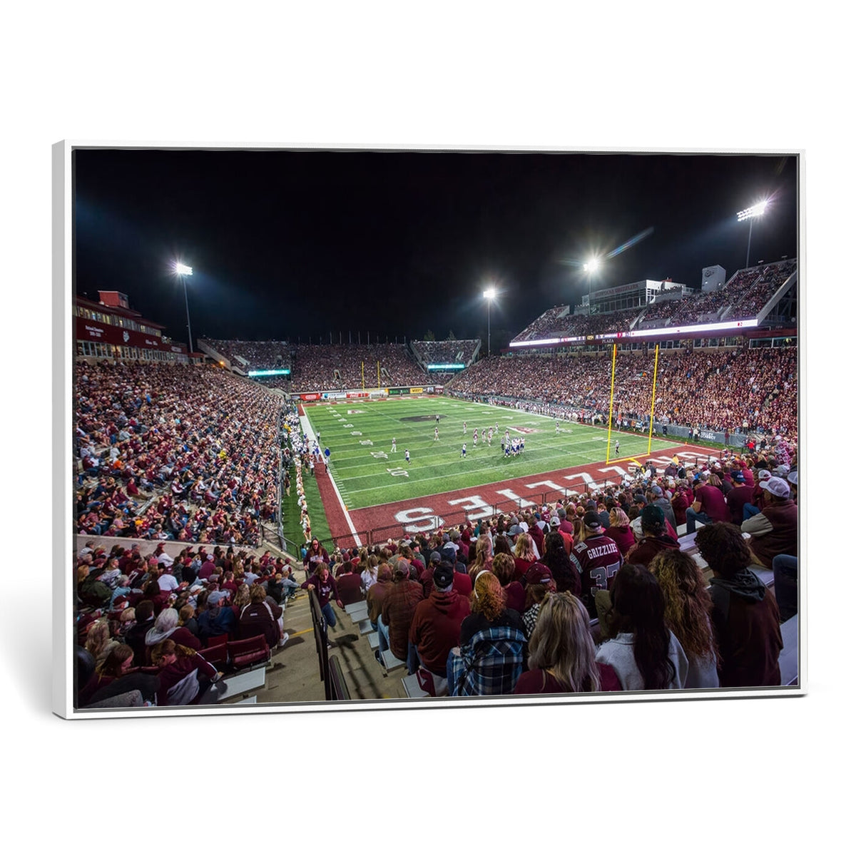 56191-MGV-CV-36X24 - Washington Grizzly Stadium American Football Wall Art Canvas Print, Sports Wall Art Print, Game Room Decor-1
