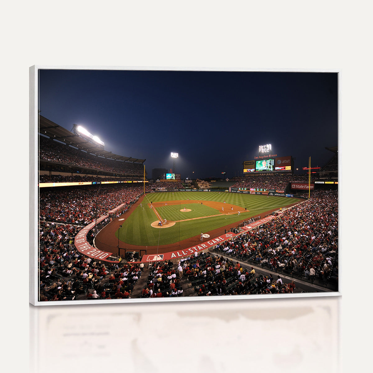 88896-MGV-CV-36X24 - Los Angeles Angels Baseball Team Print, Anaheim Angel Stadium Wall Art
