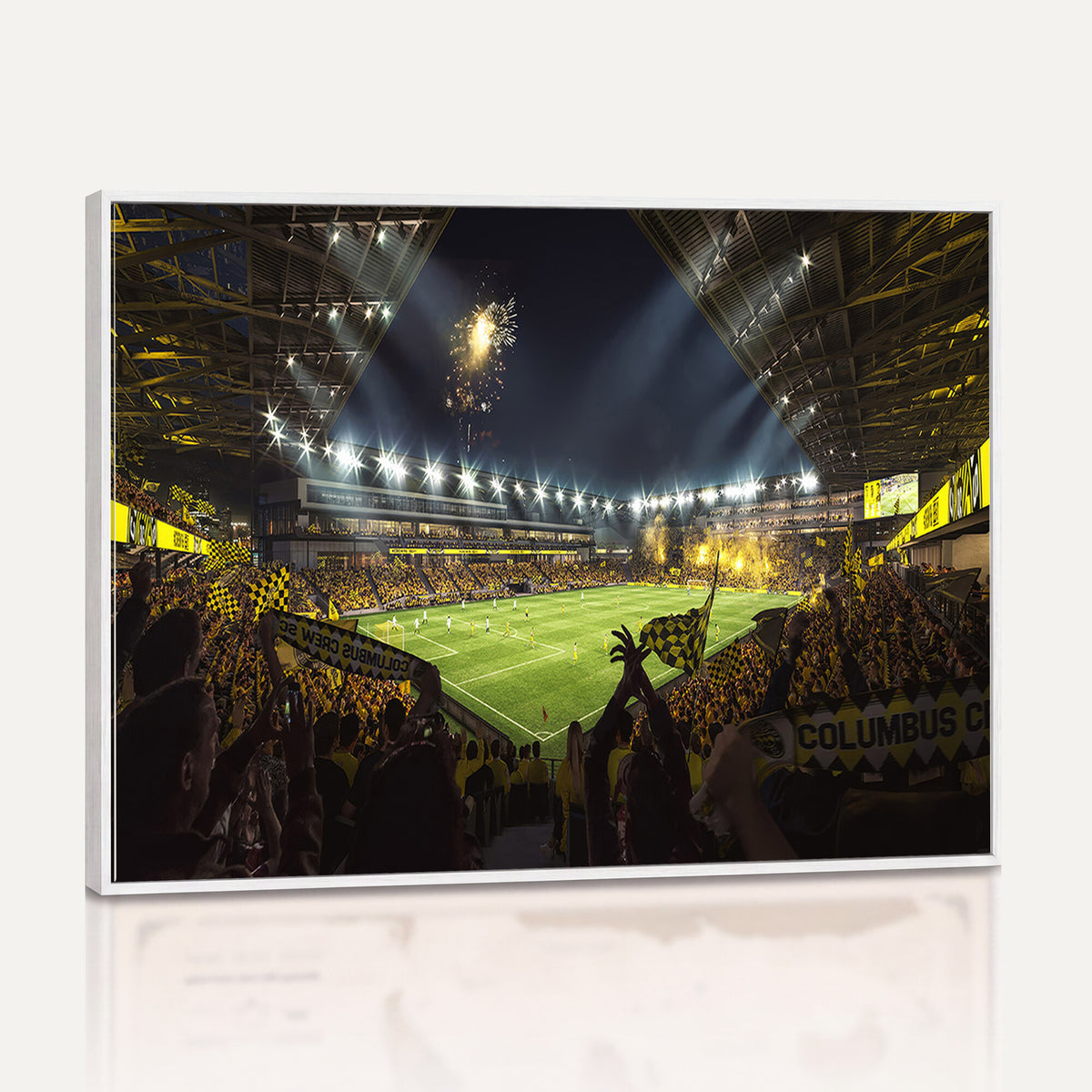 51122-MGV-CV-36X24 - Columbus Crew Soccer Team Print - Columbus Crew Stadium Wall Art Canvas Print