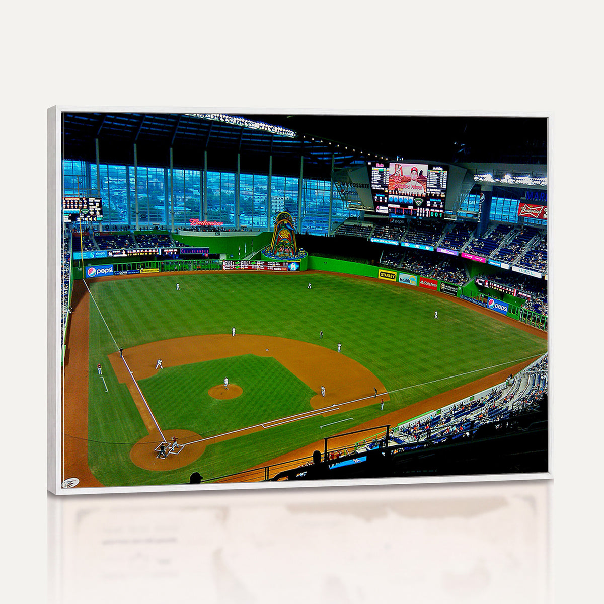 51207-MGV-CV-36X24 - Miami Marlins Baseball Team Print, Miami LoanDepot Park