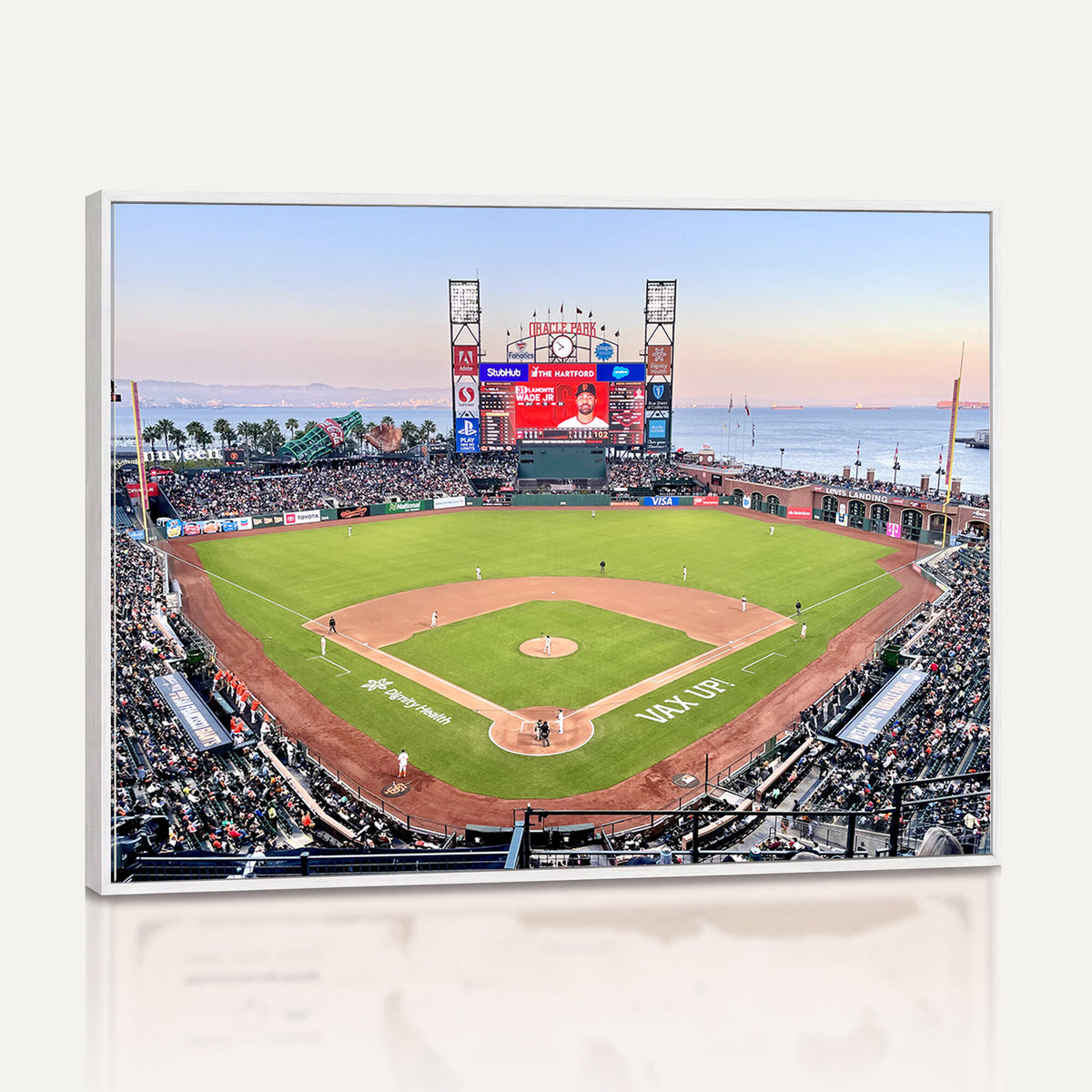 16055-MGV-CV-36X24 - San Francisco Giants Baseball Team Print, Oracle Park