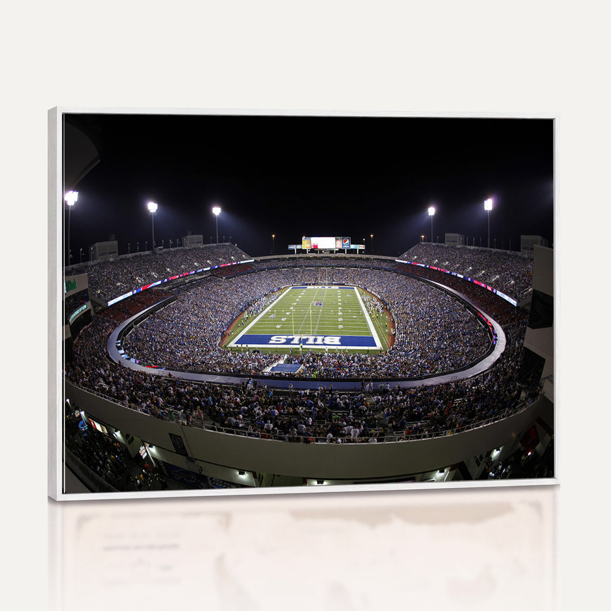 98546-MGV-CV-36X24 - Buffalo Bills NFL Football Team Print, Buffalo Highmark Stadium Wall Art