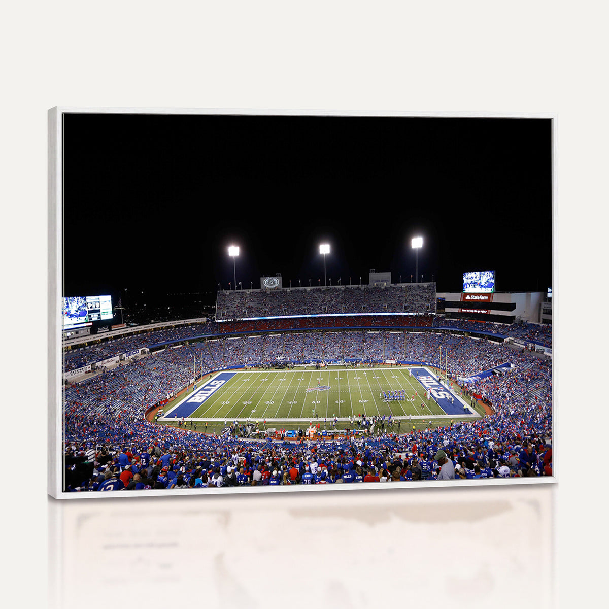 59036-MGV-CV-36X24 - Buffalo Bills Wall Art, Buffalo Bills Stadium Canvas Print for Sports Decor