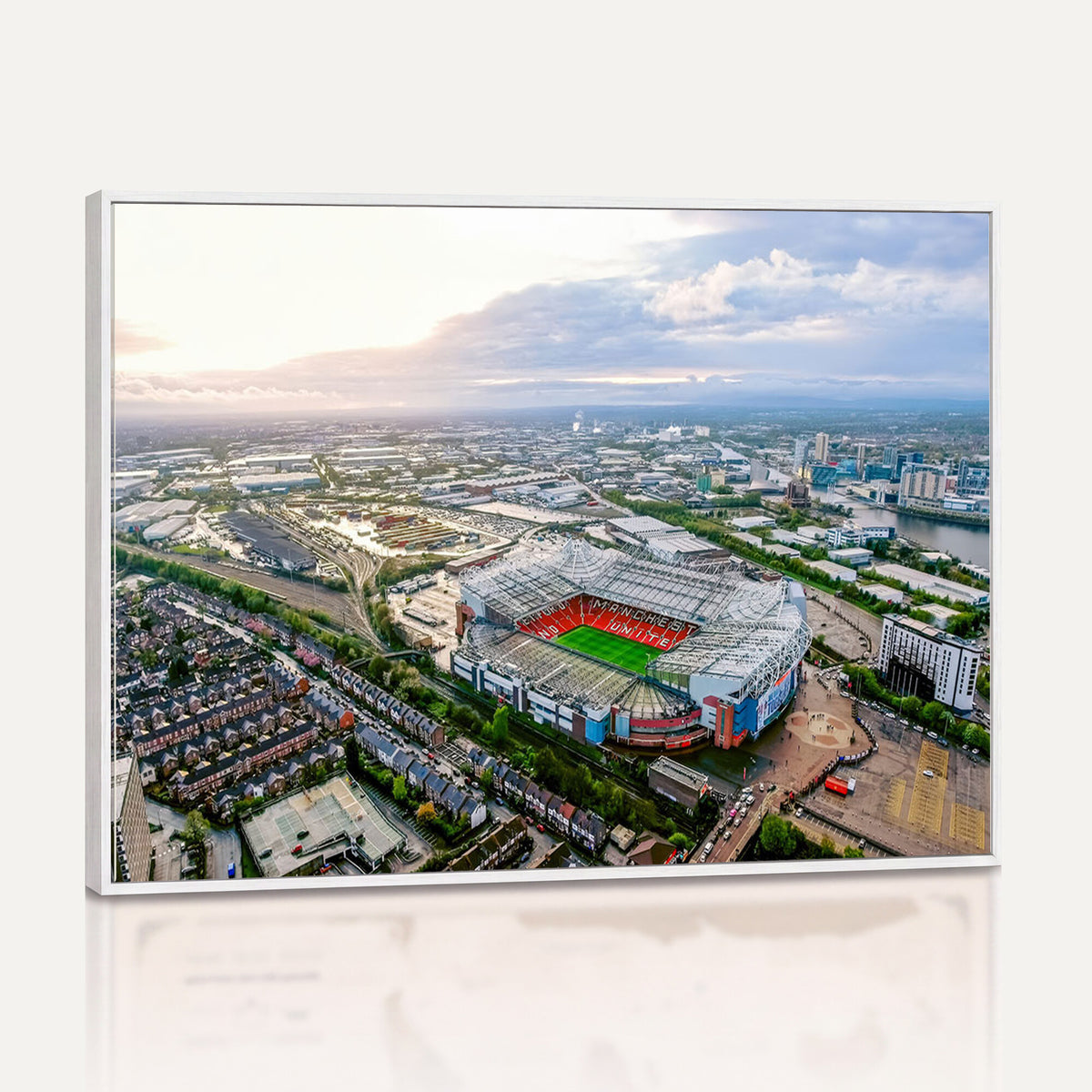 85657-MGV-CV-36X24 - Old Trafford Manchester United Stadium Wall Art Canvas Print
