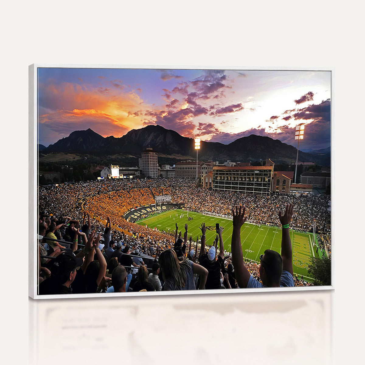 52579-MGV-CV-36X24 - Folsom Field, University of Colorado Buffaloes Football, Framed and Ready to Hang