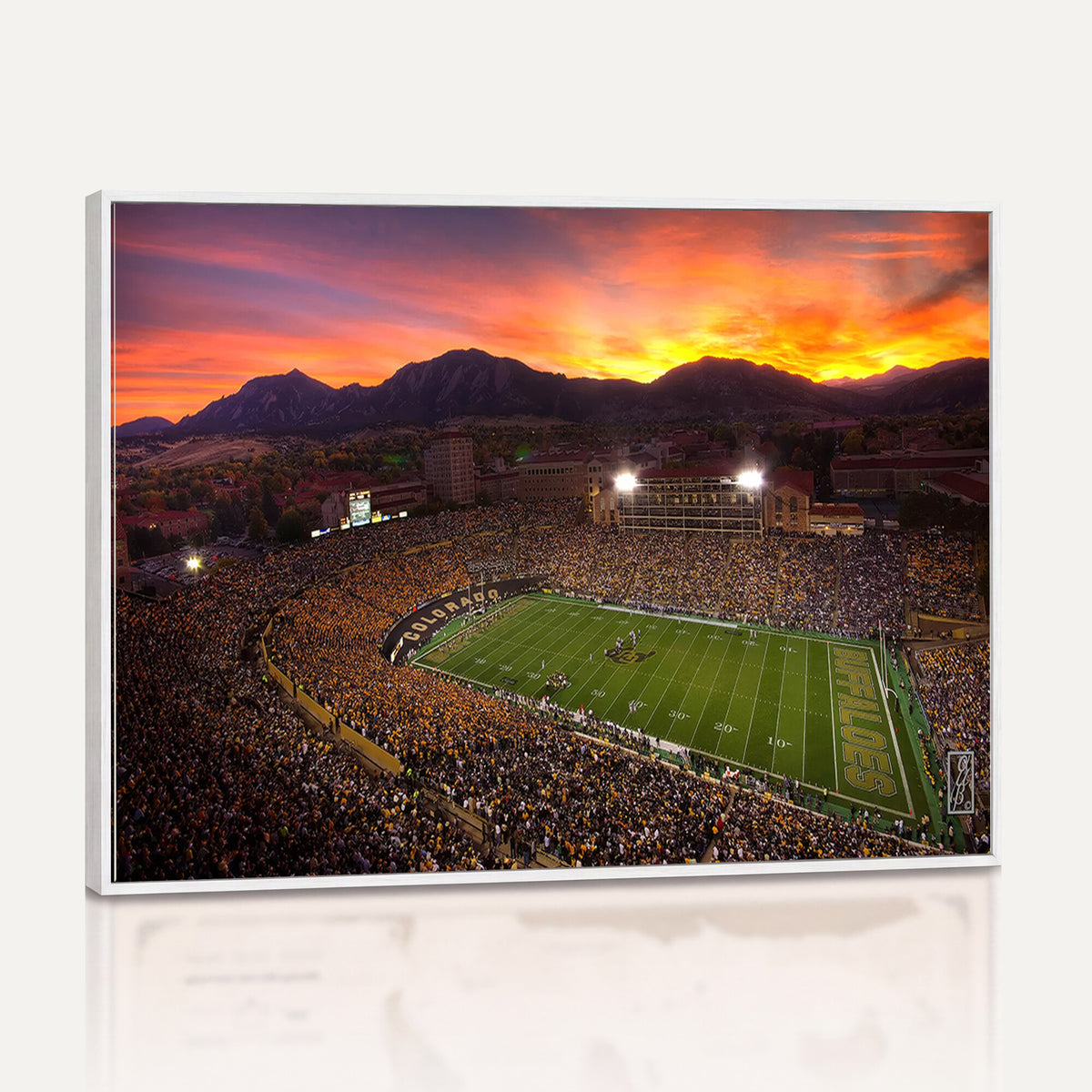 84649-MGV-CV-36X24 - Folsom Field, University of Colorado Buffaloes Football, Extra Large Game Room Wall Decor