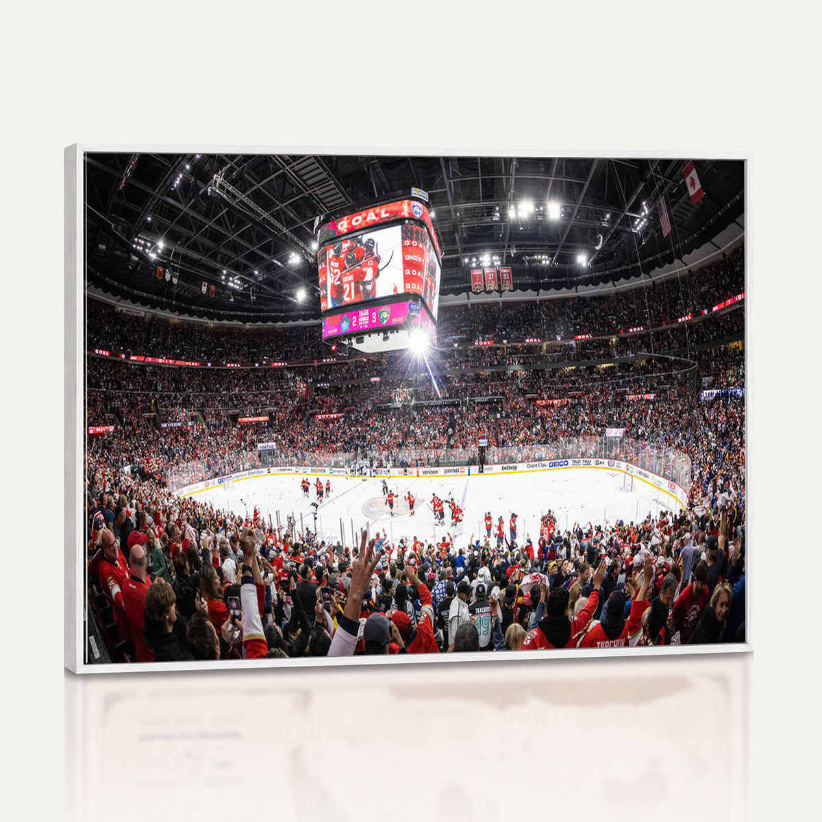 15750-MGV-CV-36X24 - Amerant Bank Arena Wall Art Canvas Print, Hockey Arena