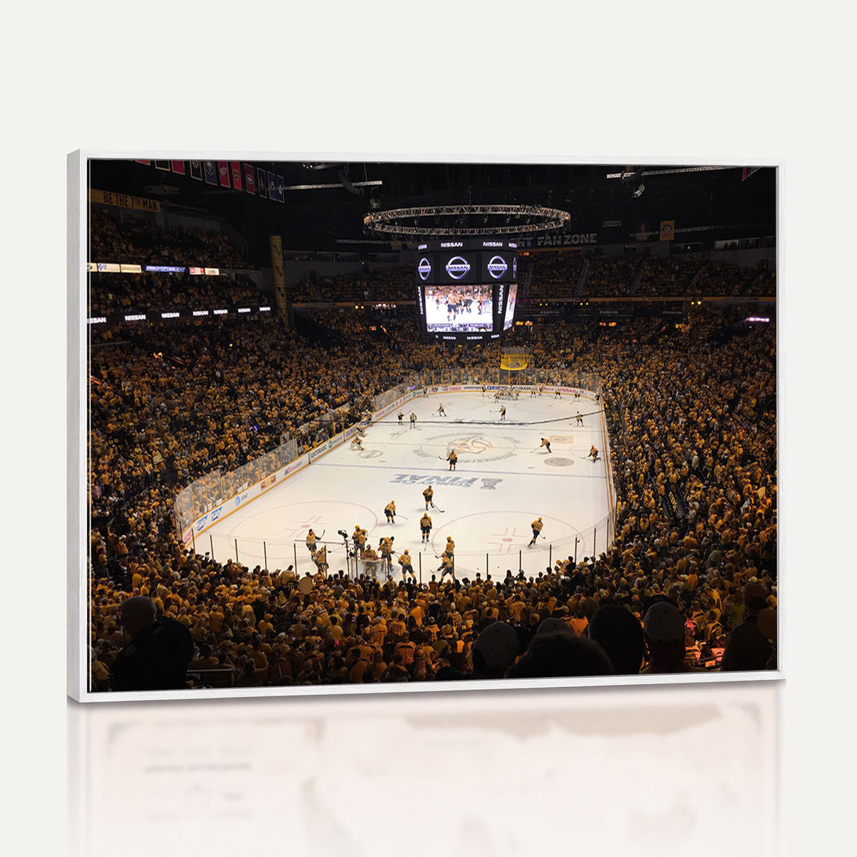 99407-MGV-CV-36X24 - Bridgestone Arena - Nashville Predators Hockey Team Print - Nashville Wall Art Canvas Print