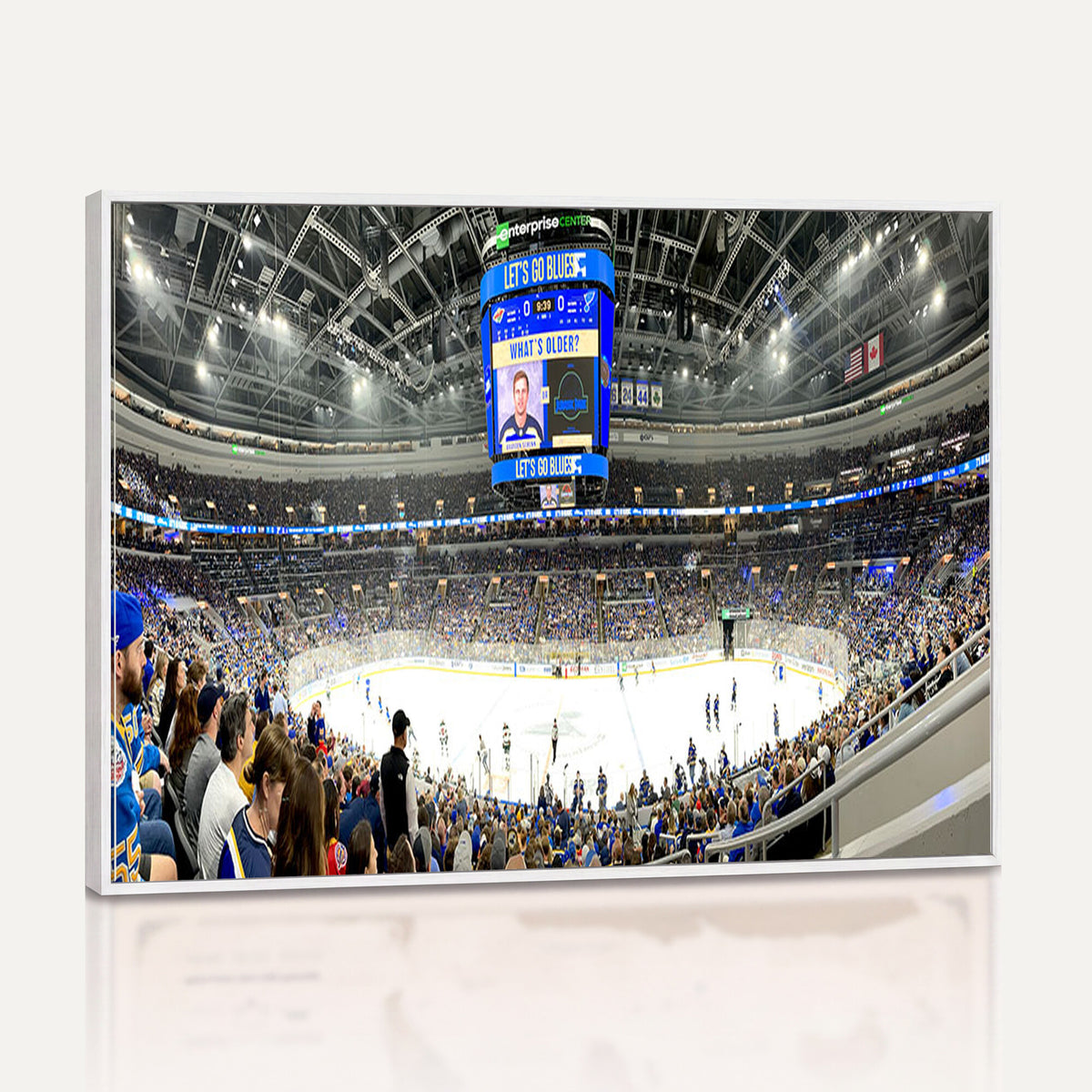 55708-MGV-CV-36X24 - Enterprise Center, Missouri St. Louis Blues Ice Hockey