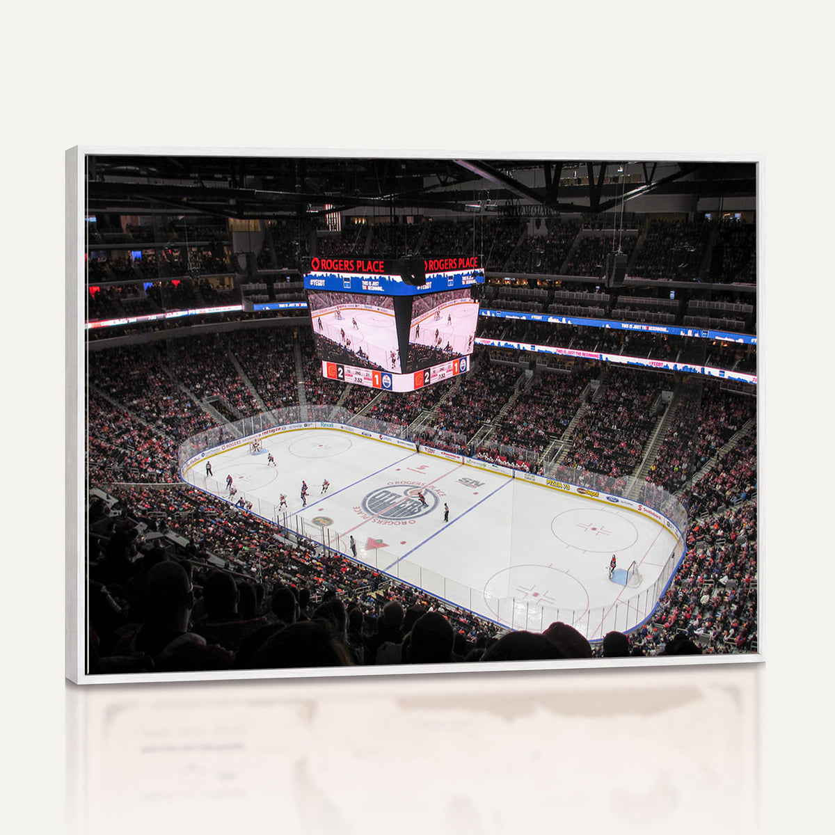 71180-MGV-CV-36X24 - Rogers Place Edmonton Oilers Ice Hockey Stadium Wall Art