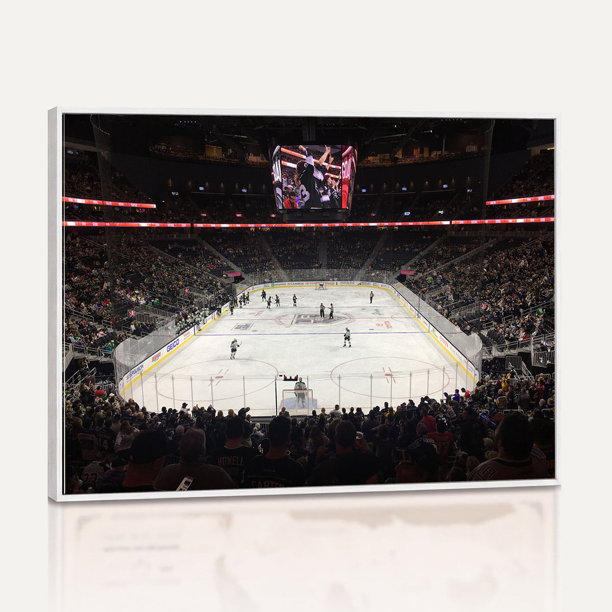 14802-MGV-CV-36X24 - T Mobile Arena Paradise Nevada Vegas Golden Knights Ice Hockey Stadium
