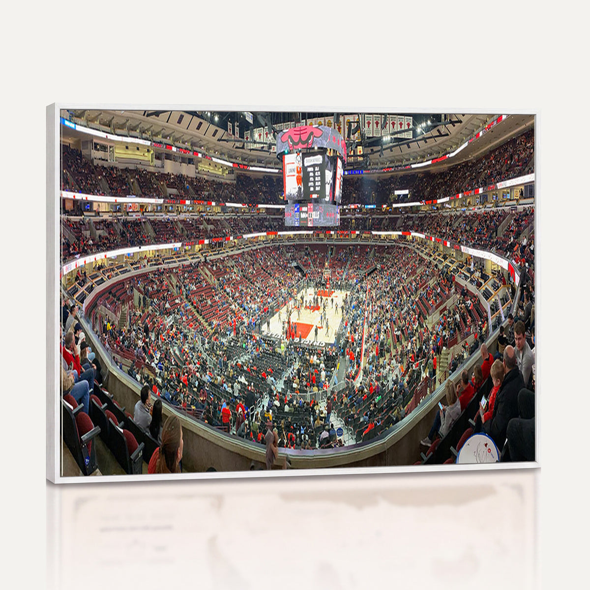43481-MGV-CV-36X24 - United Center Chicago Bulls Stadium Wall Art Canvas Print