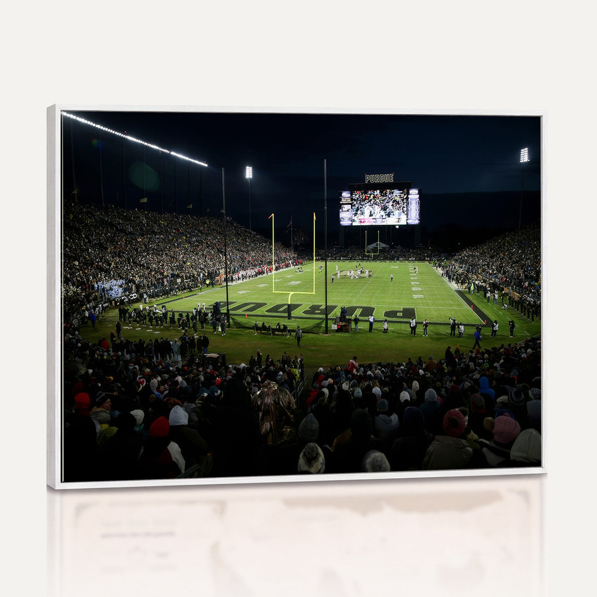60140-MGV-CV-36X24 - Purdue Boilermakers Football Team Print - West Lafayette Ross–Ade Stadium Wall Art Canvas Print