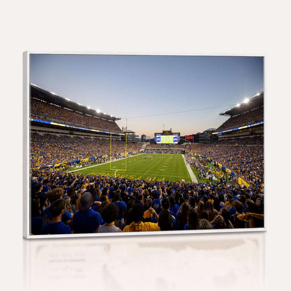 41853-MGV-CV-36X24 - Pittsburgh Panthers Football Team Print - Pittsburgh Acrisure Stadium Wall Art Canvas Print