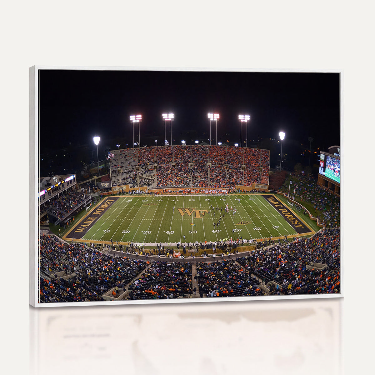 26033-MGV-CV-36X24 - Demon Deacons Print Canvas, Football Team Print