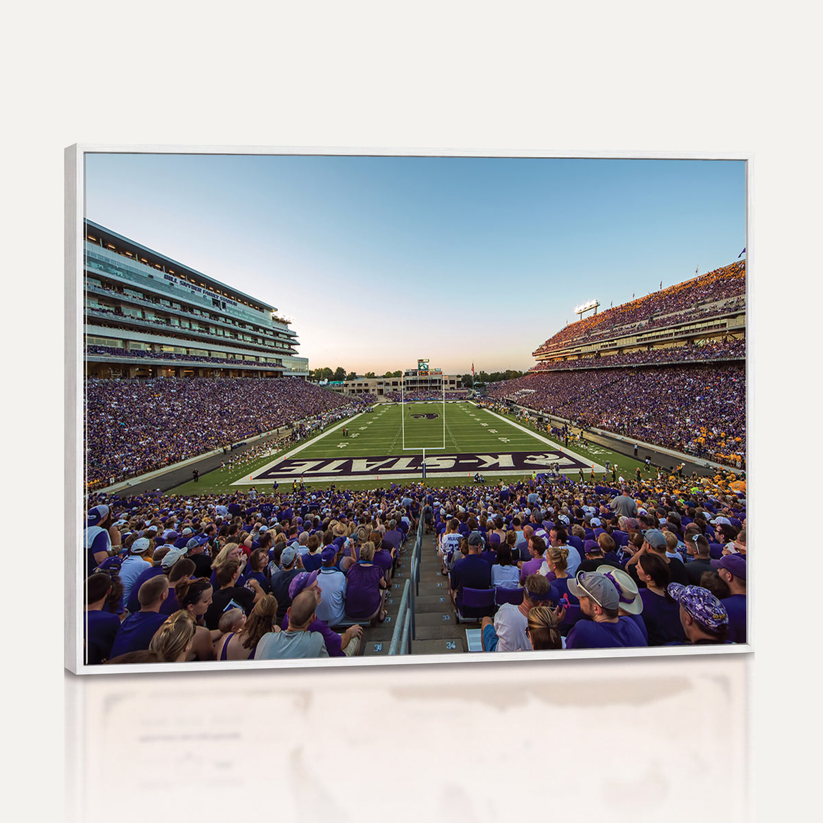 82792-MGV-CV-36X24 - Kansas State University Wildcats Football Team Print - Manhattan Bill Snyder Family Football Stadium