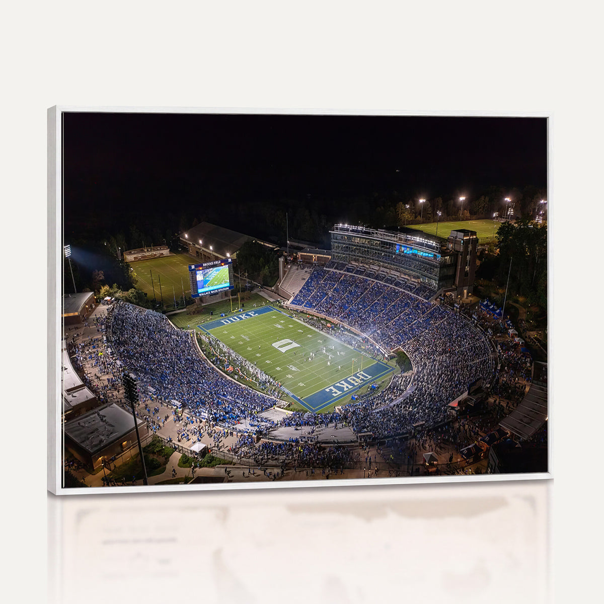 42347-MGV-CV-36X24 - Duke University Blue Devils Football Print Canvas - Durham Wallace Wade Stadium Wall Art Canvas