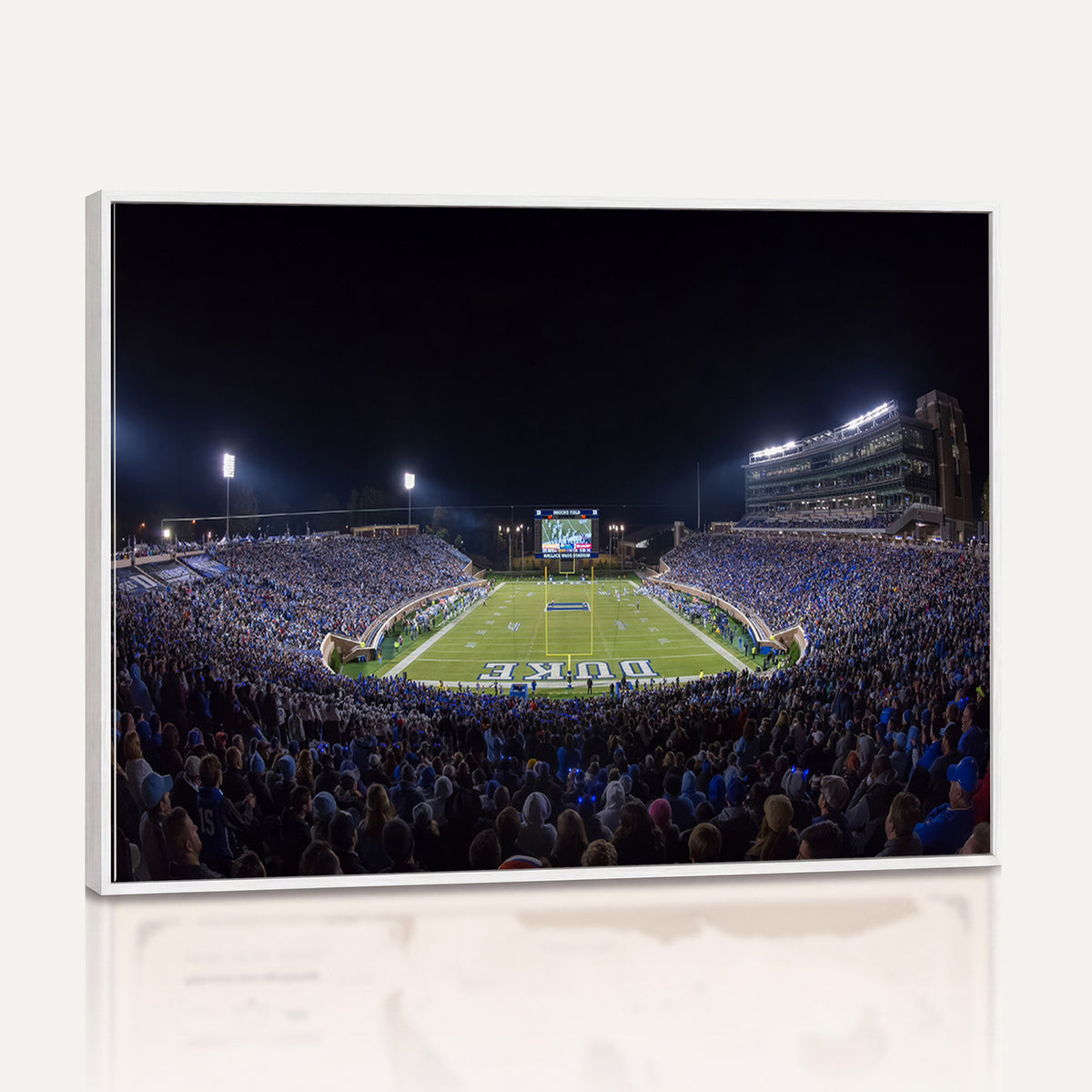 21070-MGV-CV-36X24 - Duke University Blue Devils Football Team Print - Durham Wallace Wade Stadium Wall Art Canvas Print