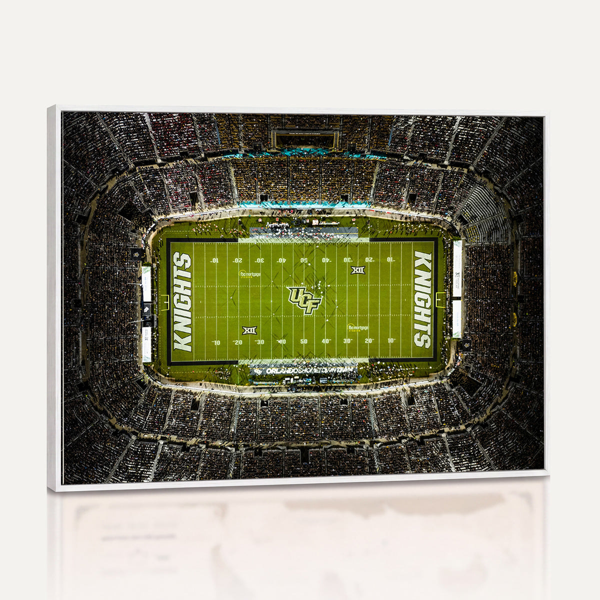 58050-MGV-CV-36X24 - UCF Knights Football Team Print - Orlando FBC Mortgage Stadium Wall Art, UCF Knights Canvas Print