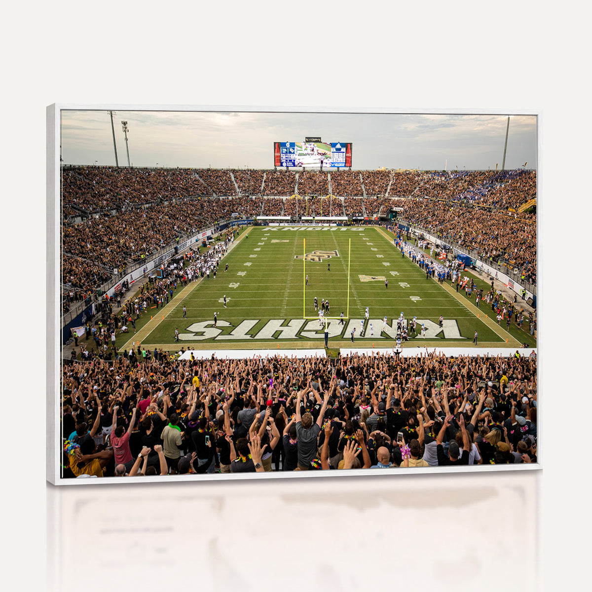 38659-MGV-CV-36X24 - UCF Knights Football Team Print - Orlando FBC Mortgage Stadium Canvas Print