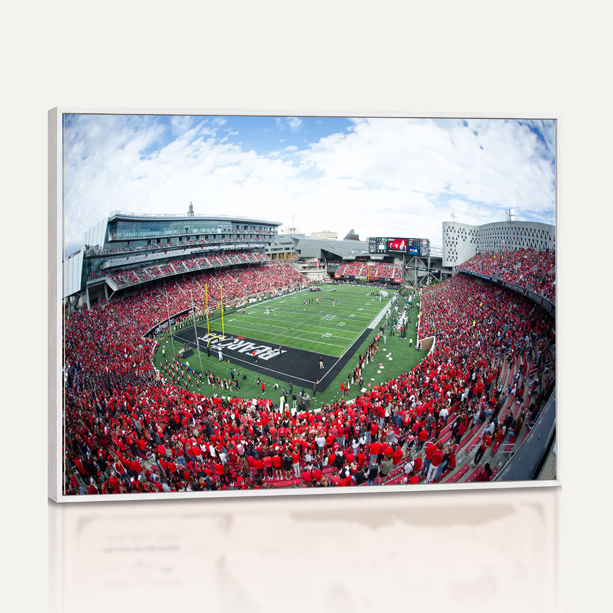 54070-MGV-CV-36X24 - Cincinnati Bearcats Football Team Print - Nippert Stadium Wall Art Canvas Print