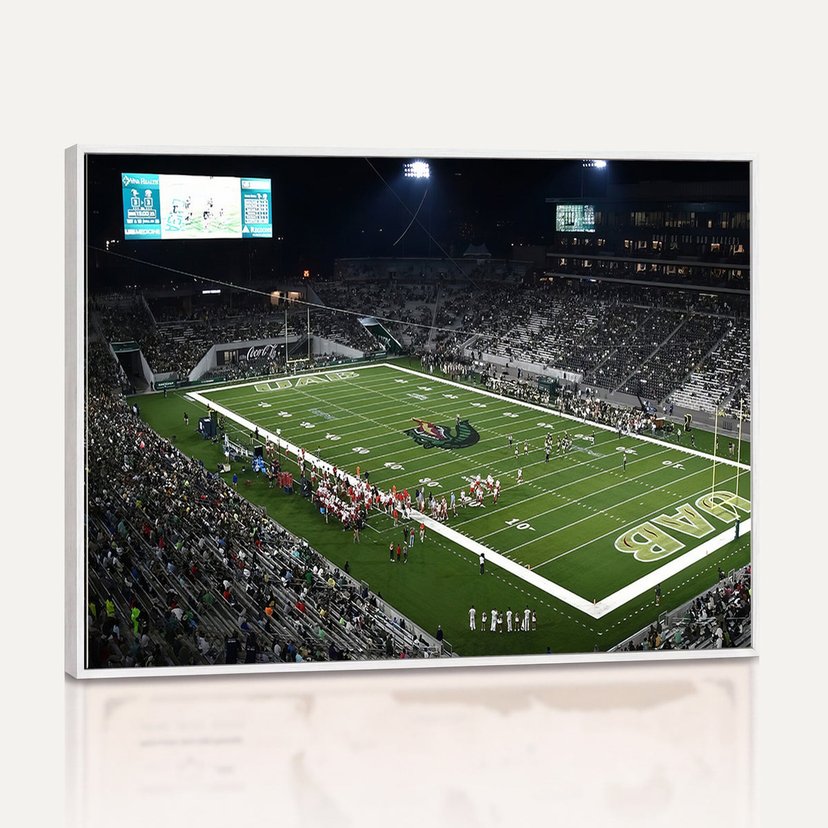 81740-MGV-CV-36X24 - UAB Blazers Football Team Print - Birmingham Protective Stadium Wall Art Canvas Print