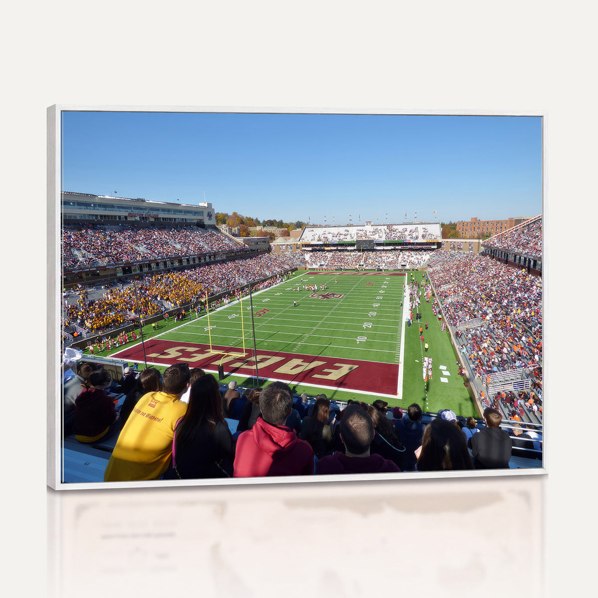 78117-MGV-CV-36X24 - Boston College Eagles Football Team Print - Boston Alumni Stadium Wall Art Canvas Print