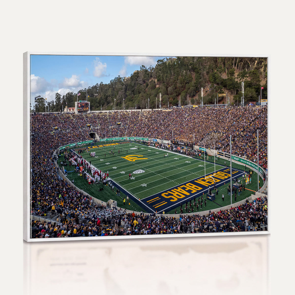 38054-MGV-CV-36X24 - University of California Golden Bears Football Team Print - Berkeley California Memorial Stadium Art