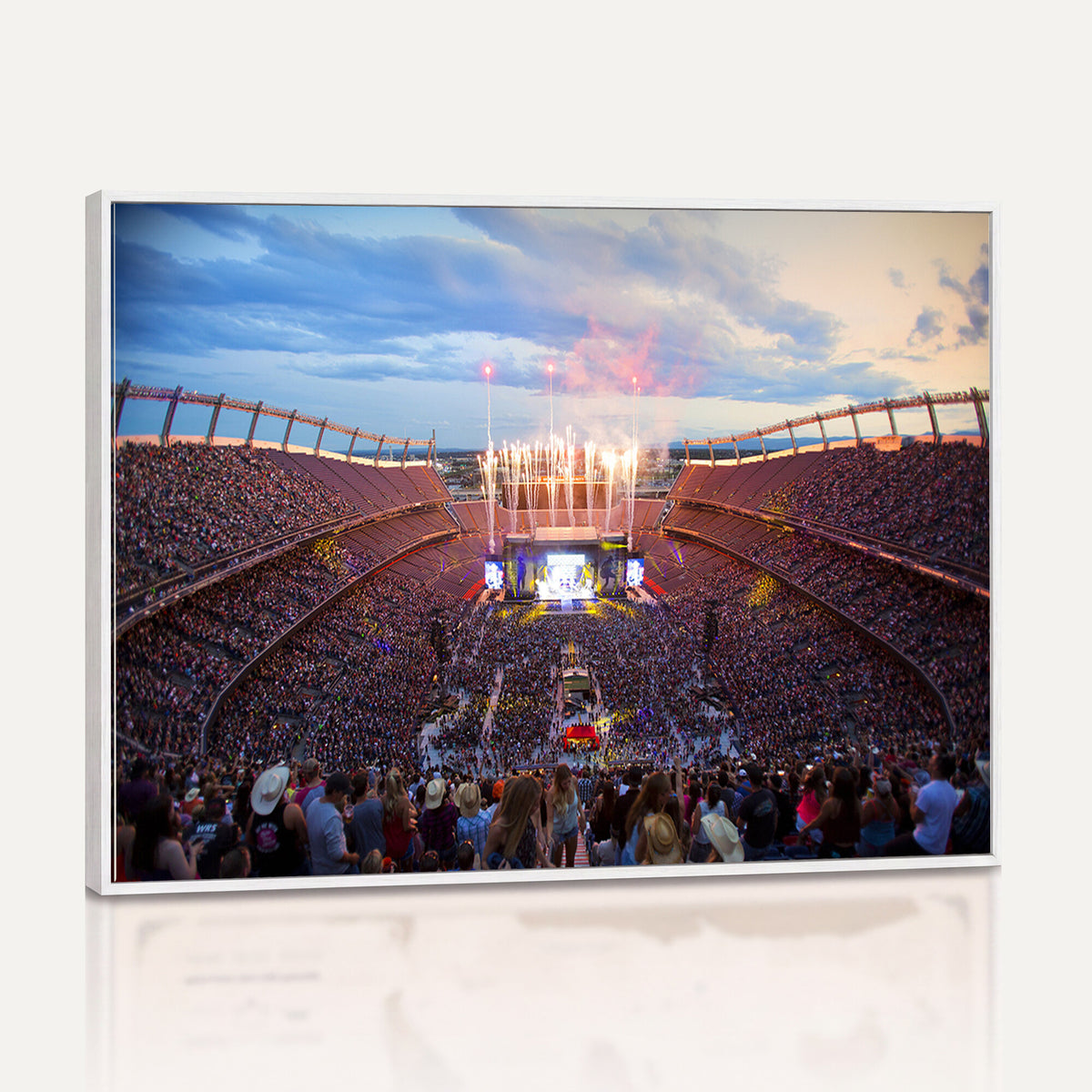 24689-MGV-CV-36X24 - Denver Broncos Football Team Print Canvas, Empower Field
