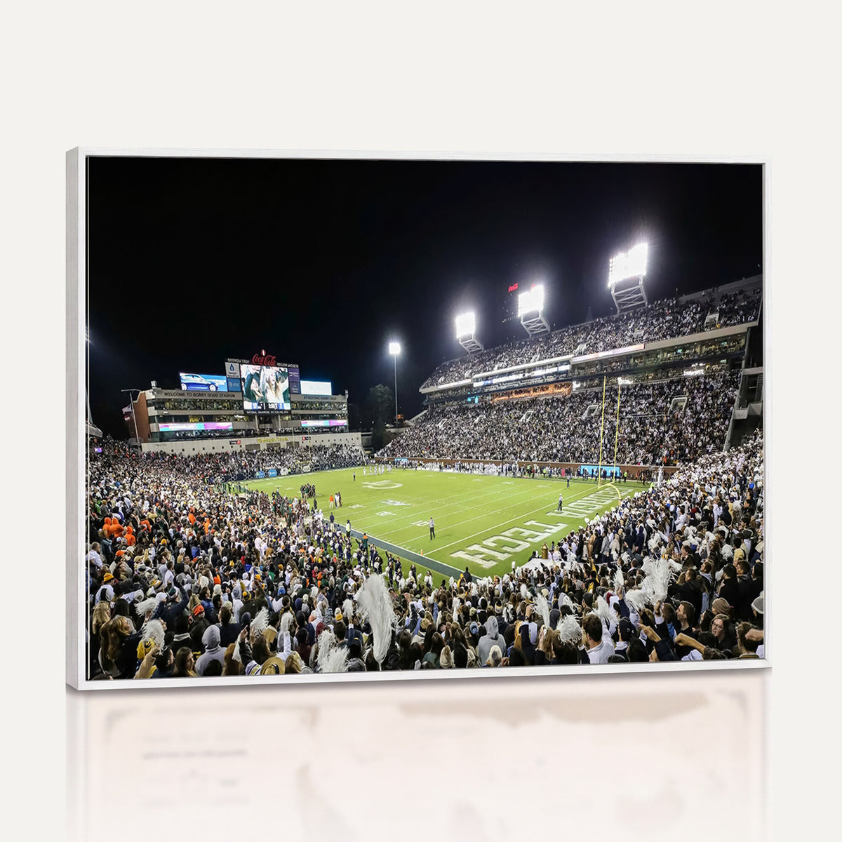 49339-MGV-CV-36X24 - Georgia Tech Yellow Jackets Football Team Print, Atlanta