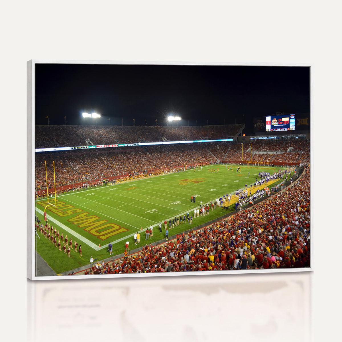 27211-MGV-CV-36X24 - Iowa State University Cyclones Football Team Print, Ames, Extra Large Game Room Wall Decor