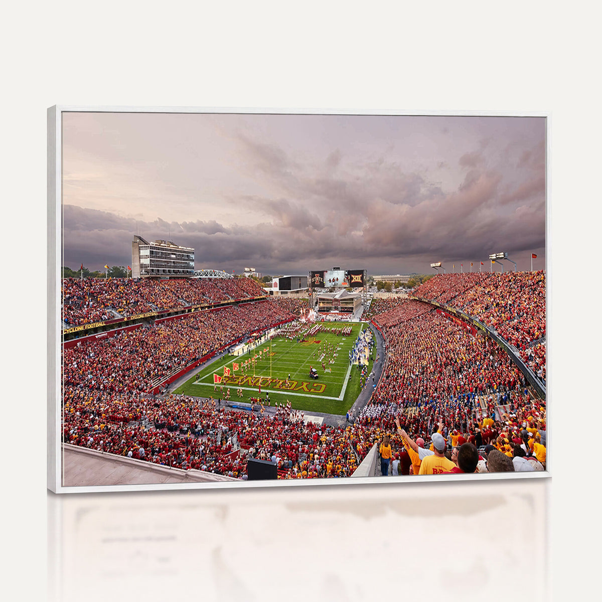 50373-MGV-CV-36X24 - Iowa State University Cyclones Football Team Print, Ames