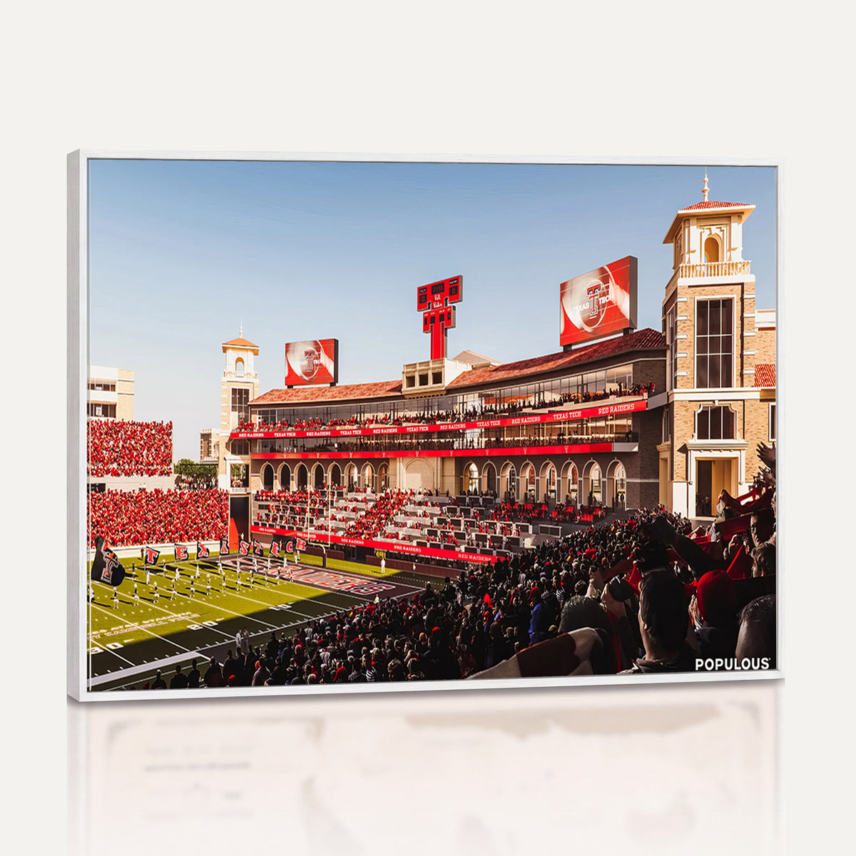 89744-MGV-CV-36X24 - Jones AT&T Stadium Texas Tech Red Raiders Wall Art