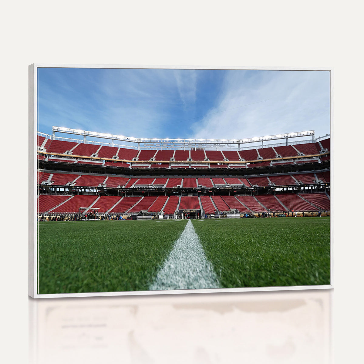 83238-PAN-FL-20X10 - University of Tulsa Golden Hurricane Football Team Print - Tulsa H.A. Chapman Stadium Wall Art
