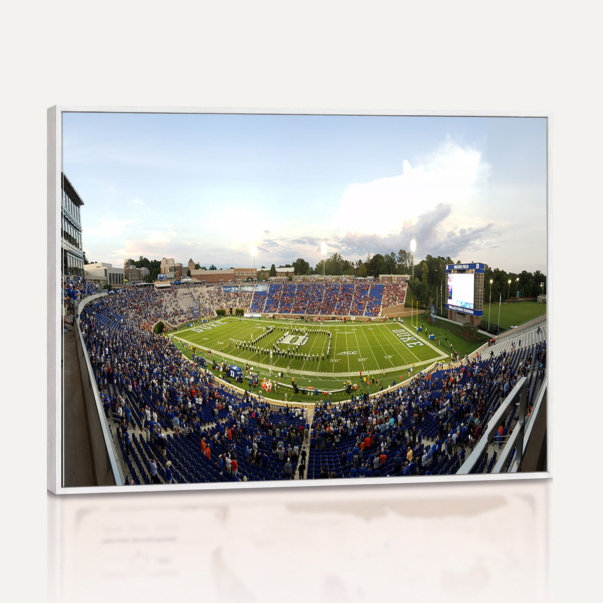 44850-MGV-CV-36X24 - The Duke University Blue Devils Football Team Print, Durham