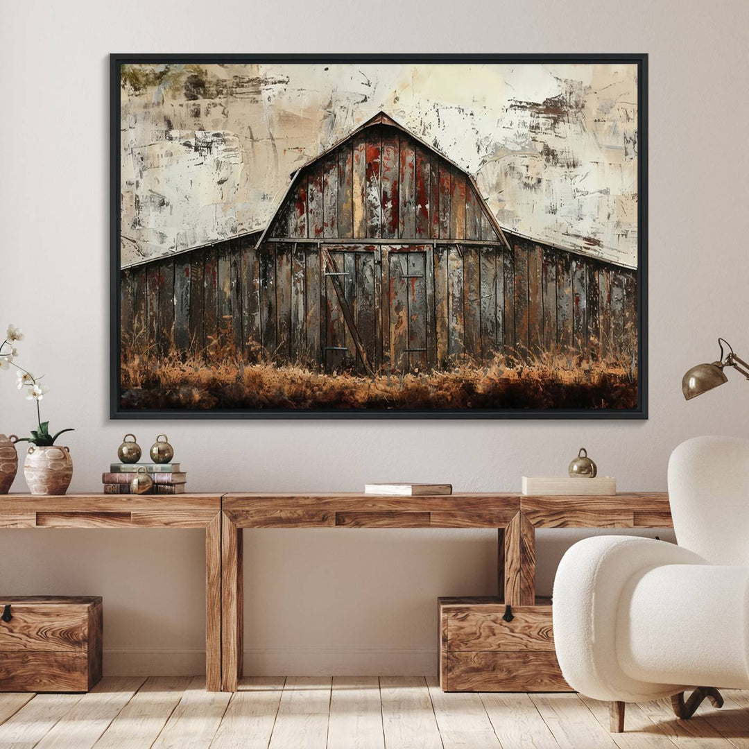 Rustic Barn Wall Art enhances your space with farmhouse-style decor.