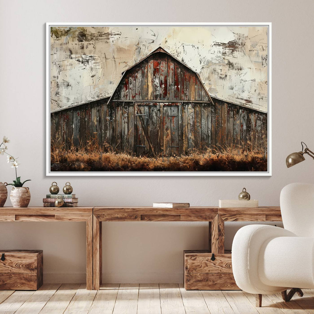 Rustic Barn Wall Art enhances your space with farmhouse-style decor.