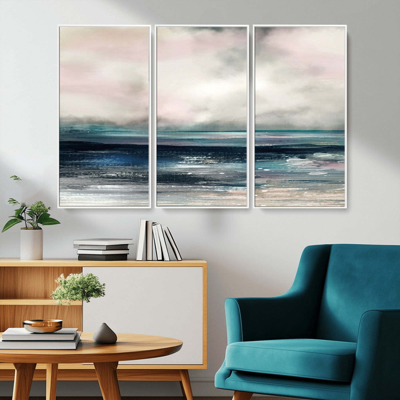 MGV-FC-48X32-3P - Contemporary Abstract Wall Art Canvas Print