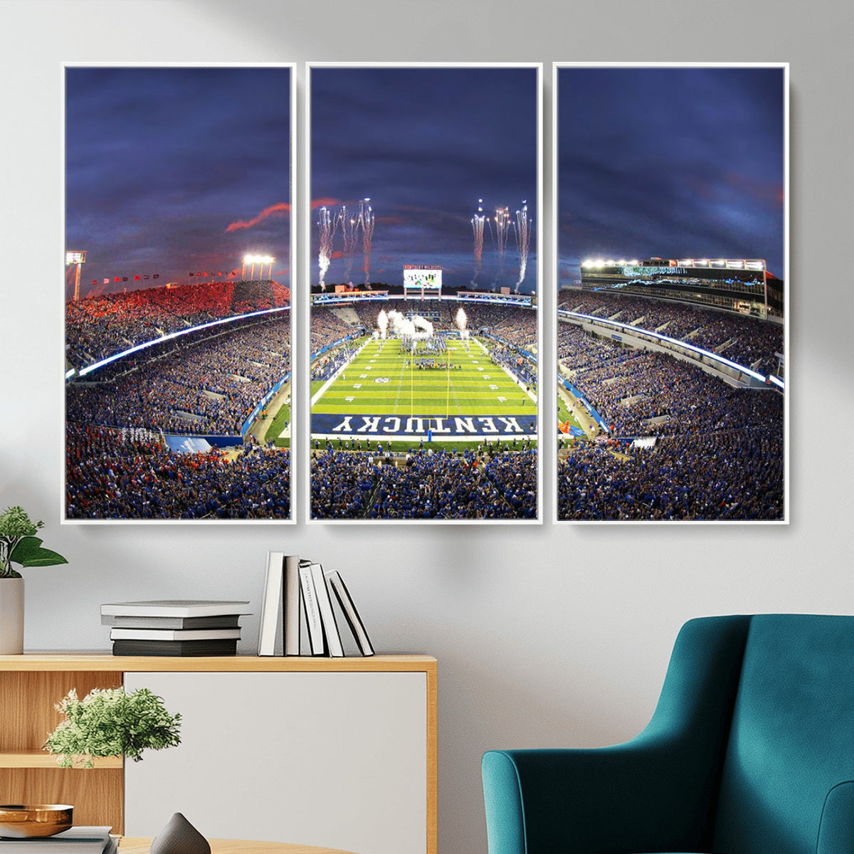 26008-MGV-CV-36X24 - Kroger Field Canvas Wall Art, Kentucky Stadium Wall Art