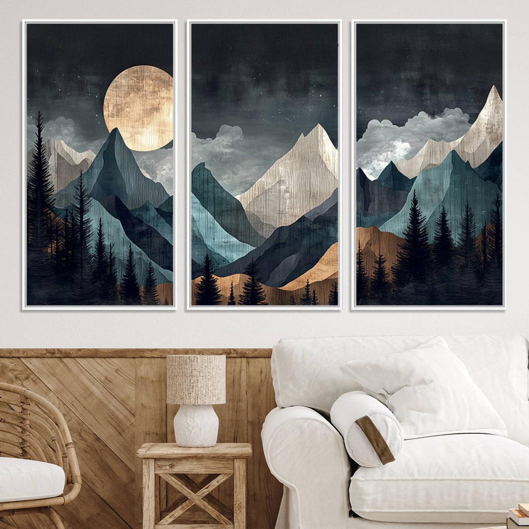 Framed Wall Art Canvas Print