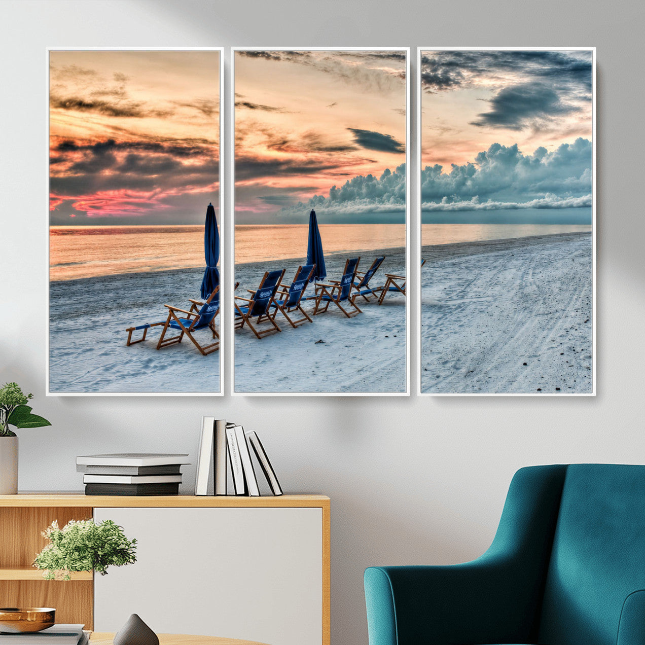 17237006-MGV-CV-36X24 - Serene Gulf Solitude Wall Art Canvas Print
