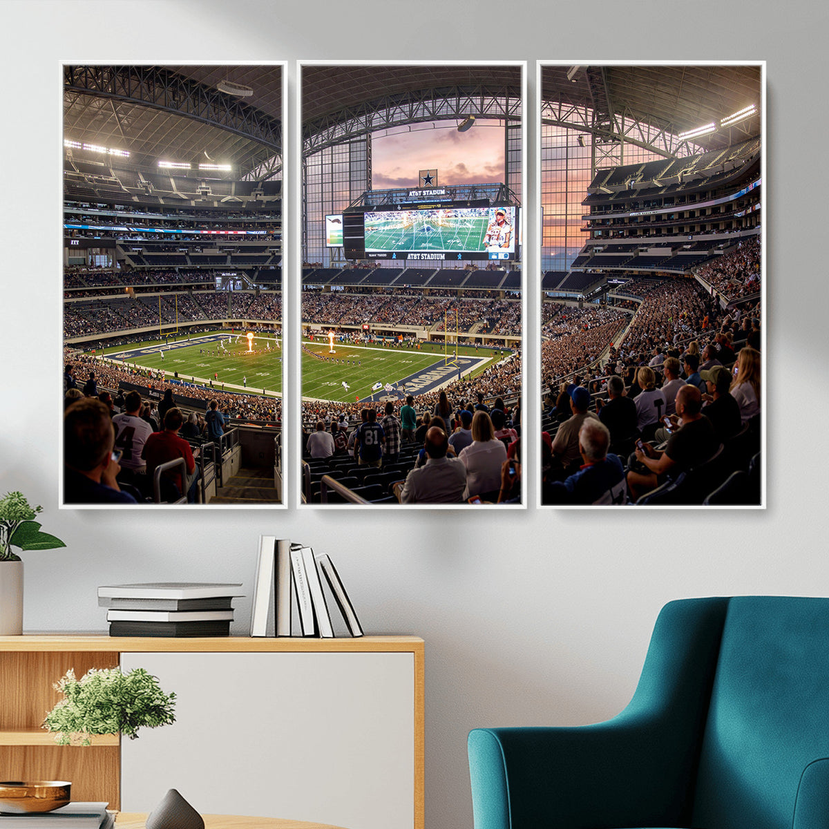 61524160-MGV-CV-36X24 - Stadium Wall Art Canvas Print