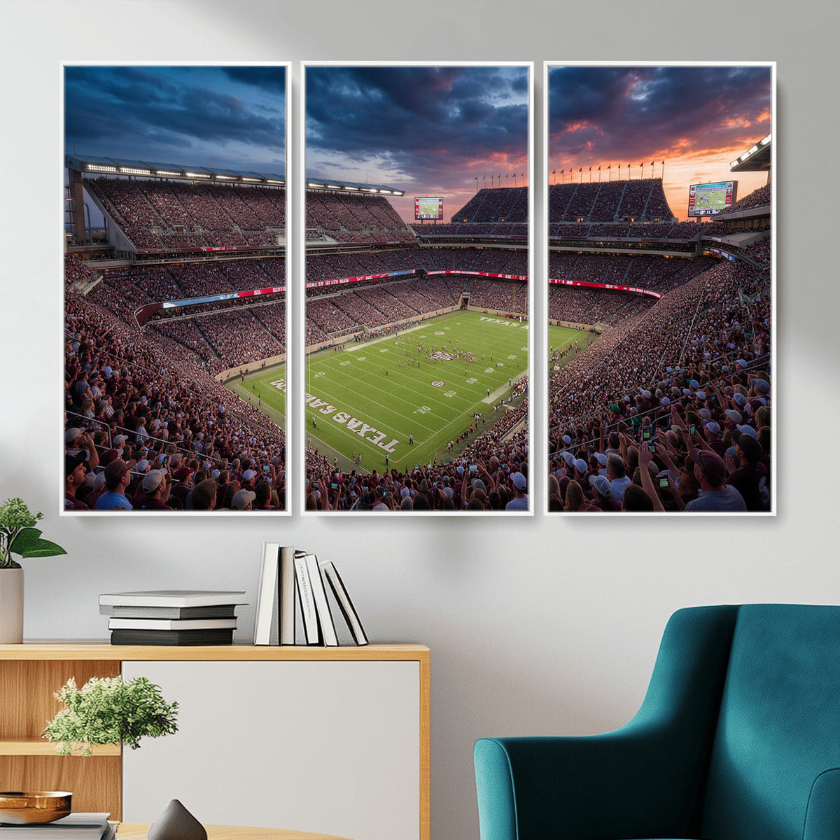 55475837-MGV-CV-36X24 - Stadium Wall Art Canvas Print