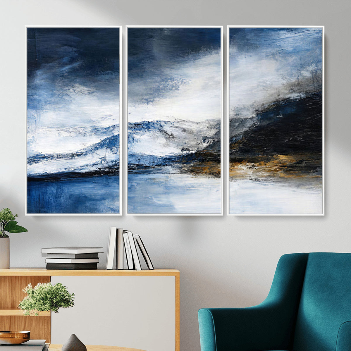 48142030-MGV-CV-36X24 - Extra Large Abstract Wall Art Canvas Print