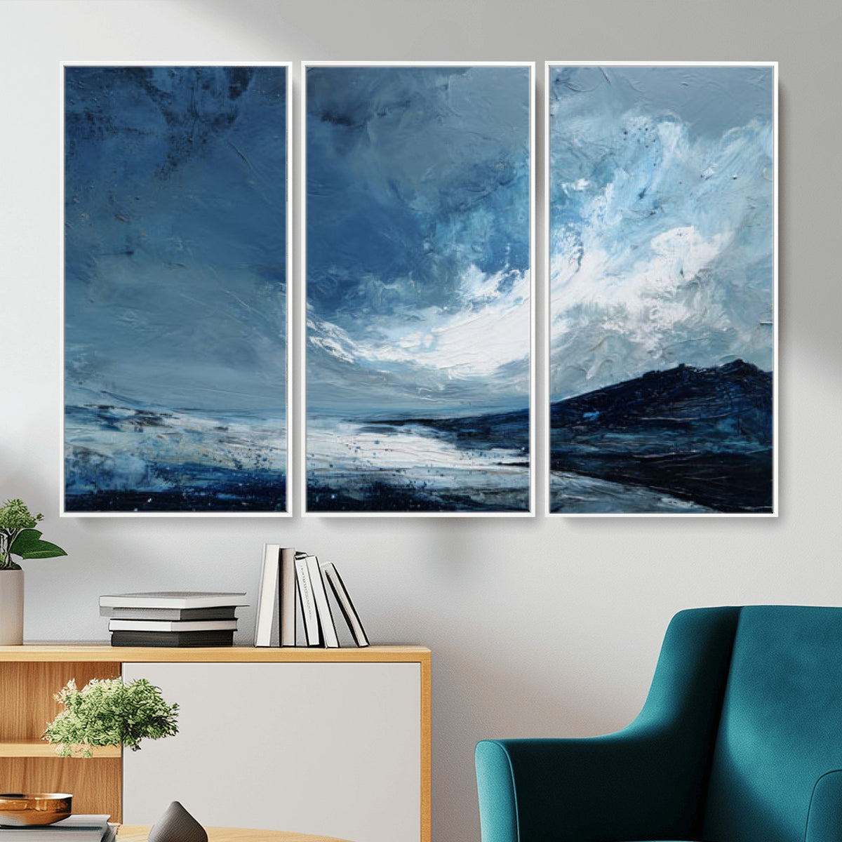 66685630-MGV-CV-36X24 - Extra Large Abstract Wall Art Canvas Print