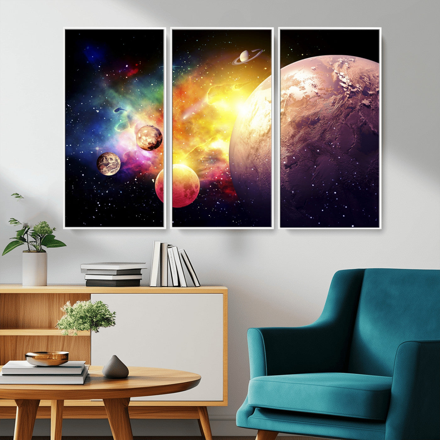 MGV-FC-48X32-3P - Space and Galaxy Canvas Print