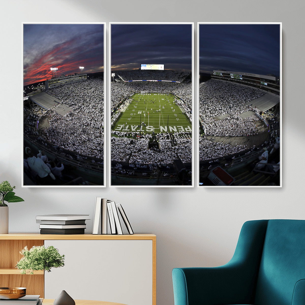 59877-MGV-CV-36X24 - Penn State University Nittany Lions Football Team Print