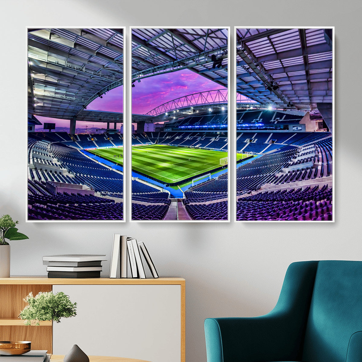 10851-MGV-CV-36X24 - FC Porto Soccer Team Print Canvas, Dragon Stadium Wall Art