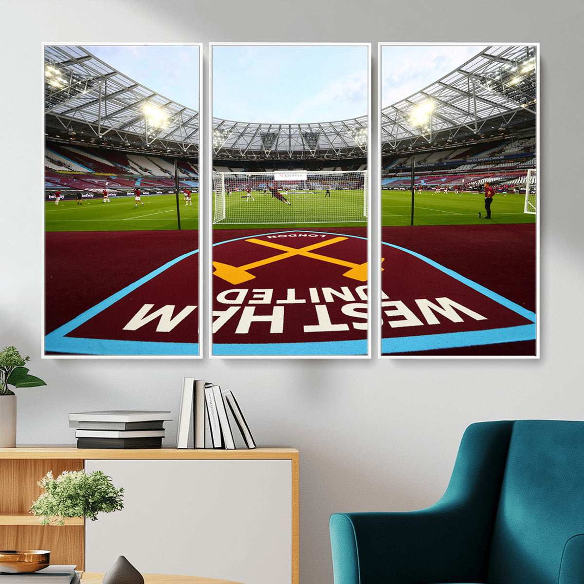 77367-MGV-CV-36X24 - West Ham United FC Stadium Canvas Wall Art, London Stadium